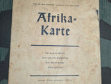 Afrika Karte Wehrmacht Tornisterschrift 1939/40