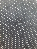 German Black Polka Dot Artificial Silk Dress <br> (B-41" W-32" H-41")