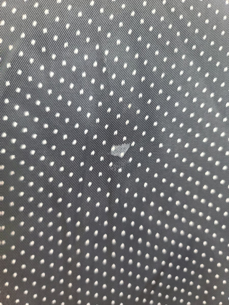 German Black Polka Dot Artificial Silk Dress <br> (B-41" W-32" H-41")