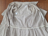 Army Nurse Seersucker Hospital Dress <br> (B-35" W-27" H-36")