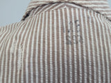 Army Nurse Seersucker Hospital Dress <br> (B-35" W-27" H-36")