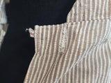 Army Nurse Seersucker Hospital Dress <br> (B-35" W-27" H-36")