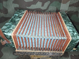 German Celluloid Accordion in Box WORKING