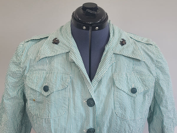 Women's Marines Seersucker Jacket <br> (B-46" W-37.5")