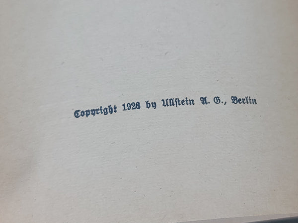 Die Zeppelin Fahrt Book 1928
