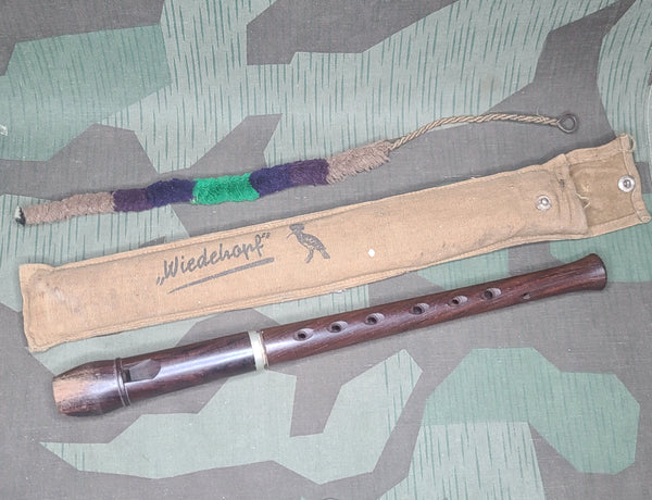 Wiedehopf Recorder Blockflöte in Pouch
