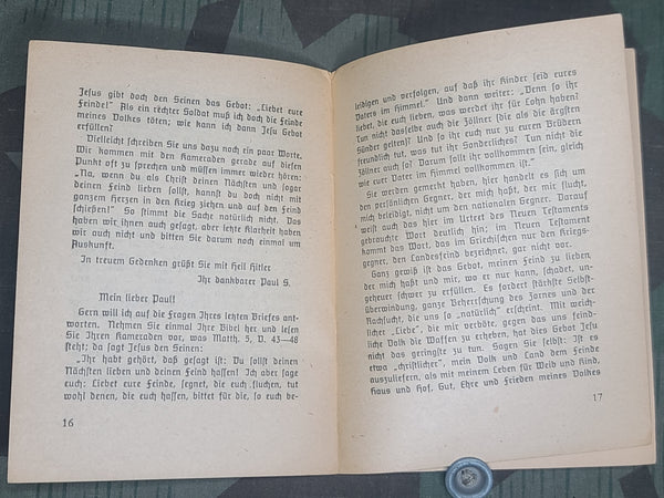 Helm ab zum Gebet Wehrmacht Prayer Book