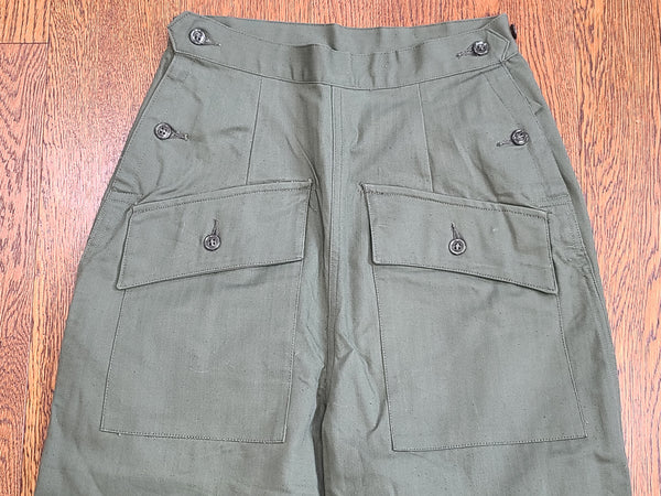 Women's HBT Trousers (Size S) <br> (22.5"- 26.5" Waist)
