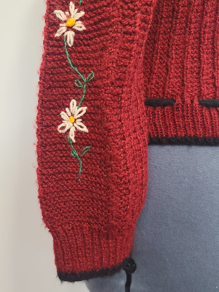 German Red Sweater (Large)
