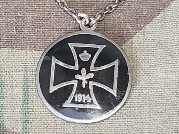 Gott Mit Uns Iron Cross Sweetheart Pin