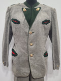 Vintage German Men's Trachten Jacket and Trousers (32" Waist)
