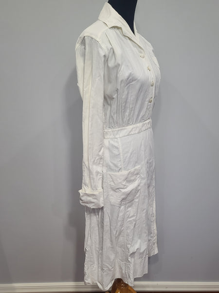 Navy Nurse NNC Hospital Work Dress <br> (B-42" W-30" H-39")