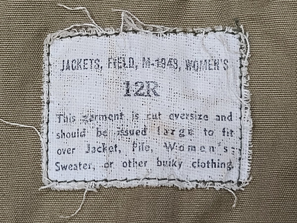 Women's M43 Jacket (Size 12R)