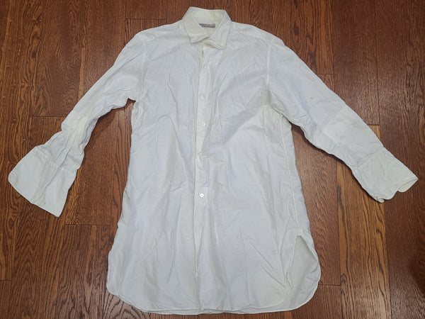 German Men's White Dress Shirt Modehaus Ebert (41" Chest)