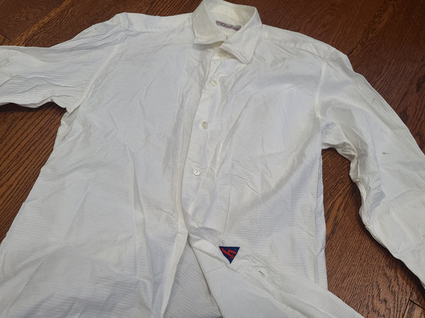 German Men's White Dress Shirt Modehaus Ebert (41" Chest)