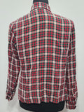 German Plaid Handmade Blouse <br> (39" Bust)