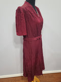 Dark Red Dress <br> (B-48" W-40" H-47")