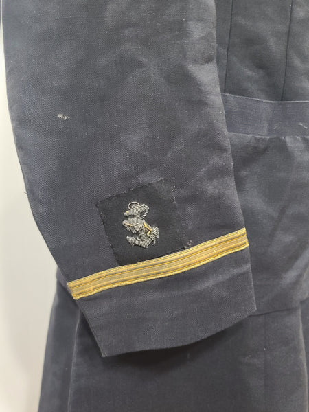 NNC Navy Nurse Uniform Jacket & Skirt Palm Beach Material <br> (B-39" W-28" H-39")