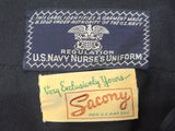NNC Navy Nurse Uniform Jacket & Skirt Palm Beach Material <br> (B-39" W-28" H-39")