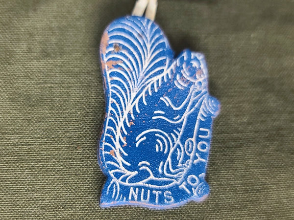 "Nuts to You" Leather Squirrel Pin