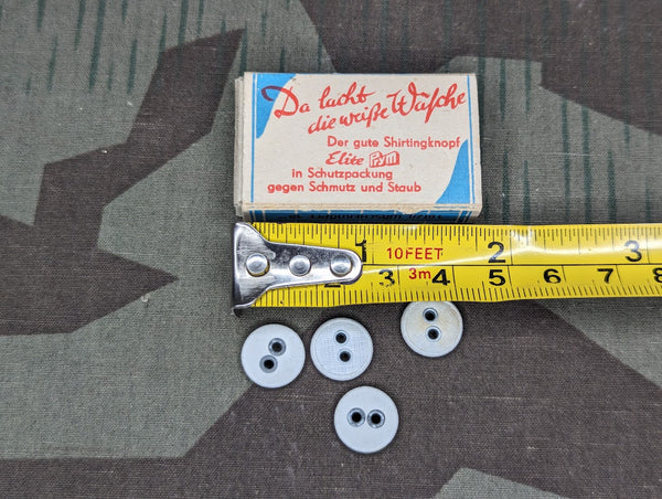 Box of 12 11mm Cloth Buttons