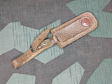 Small Leather Luggage Tag