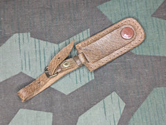 Small Leather Luggage Tag