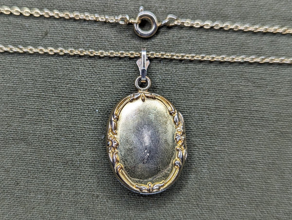 Army Air Corps Pilot Sweetheart Locket Necklace