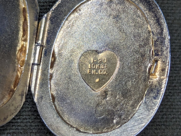 Army Air Corps Pilot Sweetheart Locket Necklace