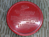 East German Red Bakelite Skin Creme Container