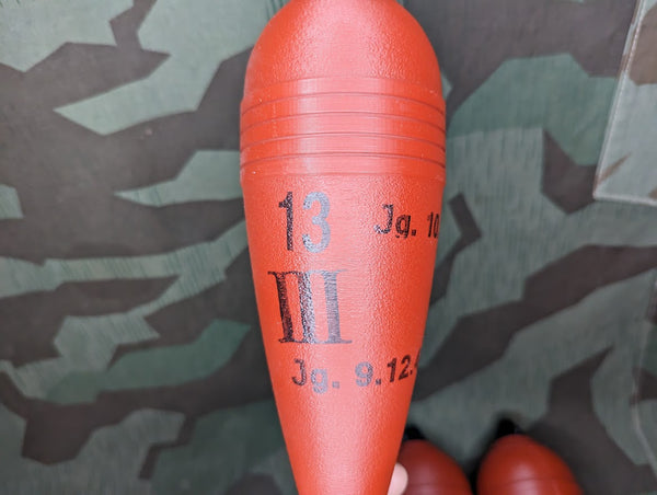 Set of 3 HE Wgr.34 8cm Mortar Rounds Painted - 3.0 - PLA/Resin - 0.2 - 10% Cubic
