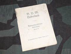 Original WWII German BDM Song Book 1933 Bund Deutscher Mädel 