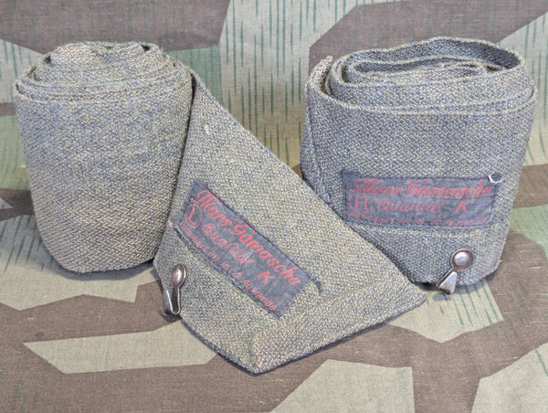 Original Gebirgsjager Mars Gemasche Wickelgemaschen Pair