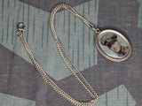 German Picture Pendant Necklace Political