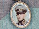 German Picture Pendant Necklace Political
