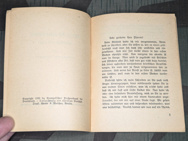 Helm ab zum Gebet Wehrmacht Prayer Book