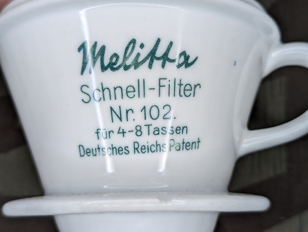 Melitta Nr. 102 Schnell-Filter Coffee Funnel DRP