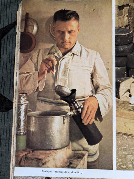 Original Helios D.R.G.M. Steinglas Thermos