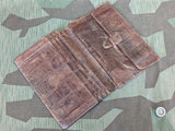 German Brown Leather Wallet with Dividers