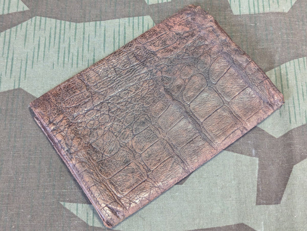 German Brown Leather Wallet with Dividers