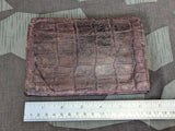 German Brown Leather Wallet with Dividers