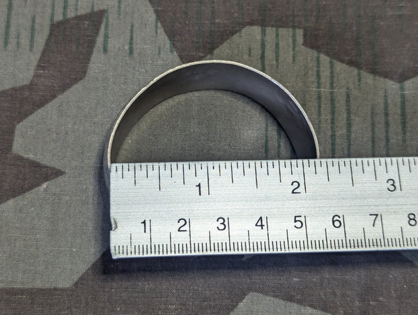 EM Handarbeit Neusilber Cuff Bracelet