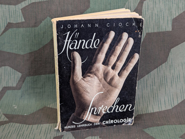 1938 German Palm Reading Book