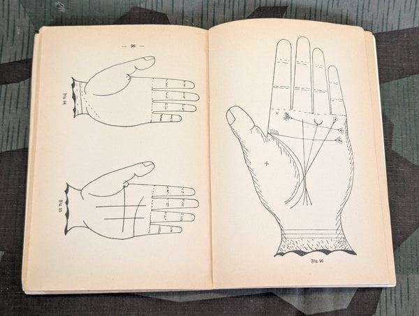 1938 German Palm Reading Book