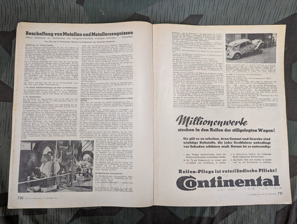 Kraftfahrzeug Handwerk Heft 36 - 7. September 1940 Krafthand