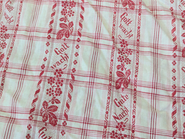 Gute Nacht Gott Wacht (Good Night God is Watching) Pillow Case Ripped