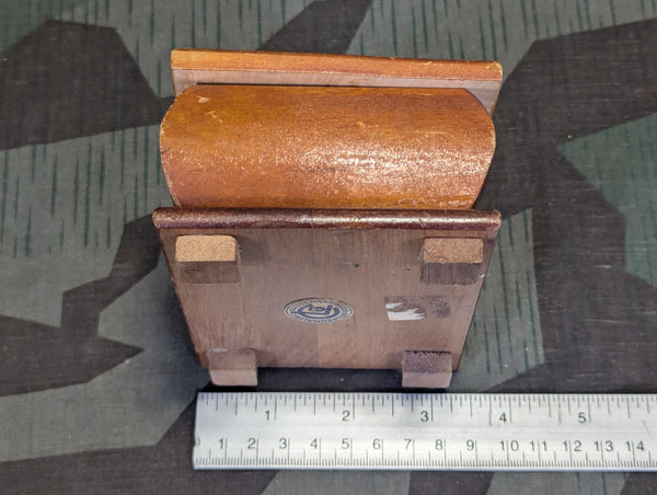 Hand Painted Wood Pipe Tobacco Box C. Lorenz