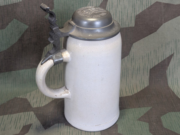 WWI Kgl. Hof-Bräuhaus München 1L Krug with Lid <br>(made between 1913-1918)