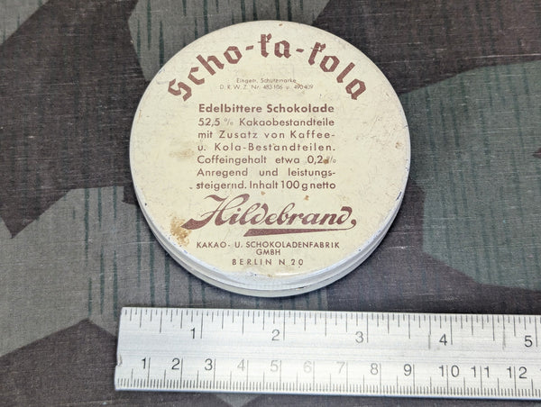 Original Pre-War Scho-Ka-Kola Tin