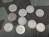 1800's 10 Deutsches Reich Pfennig (Lot of 10)